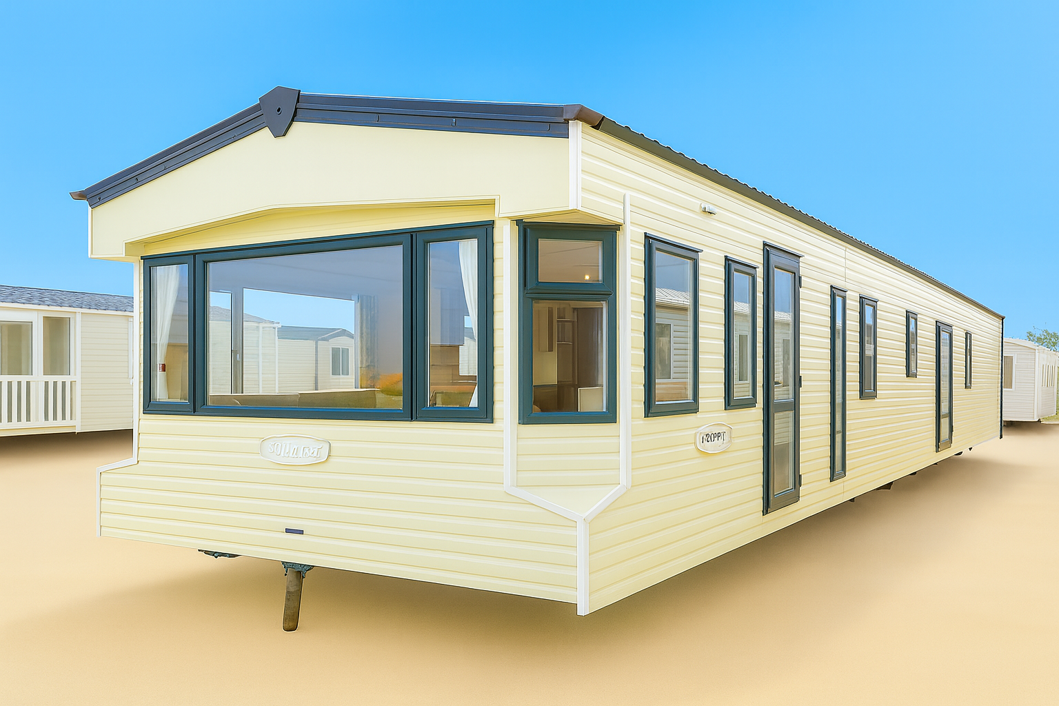 Cosalt Country Super – Mobil-home 3 chambres, pack hiver & 2 salles de bain